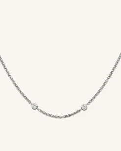 Rosefield 2 Birthstone Necklace New