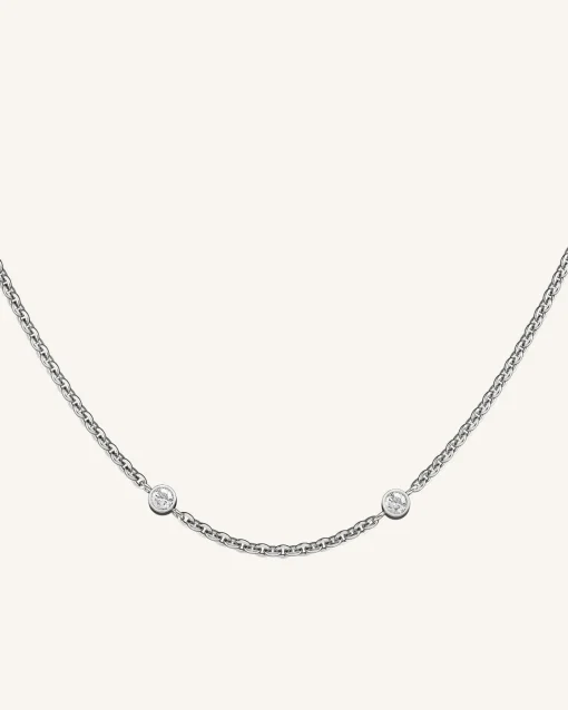 Rosefield 2 Birthstone Necklace New