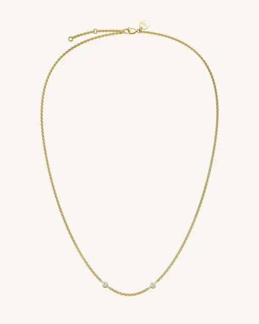 Rosefield 2 Birthstone Necklace New