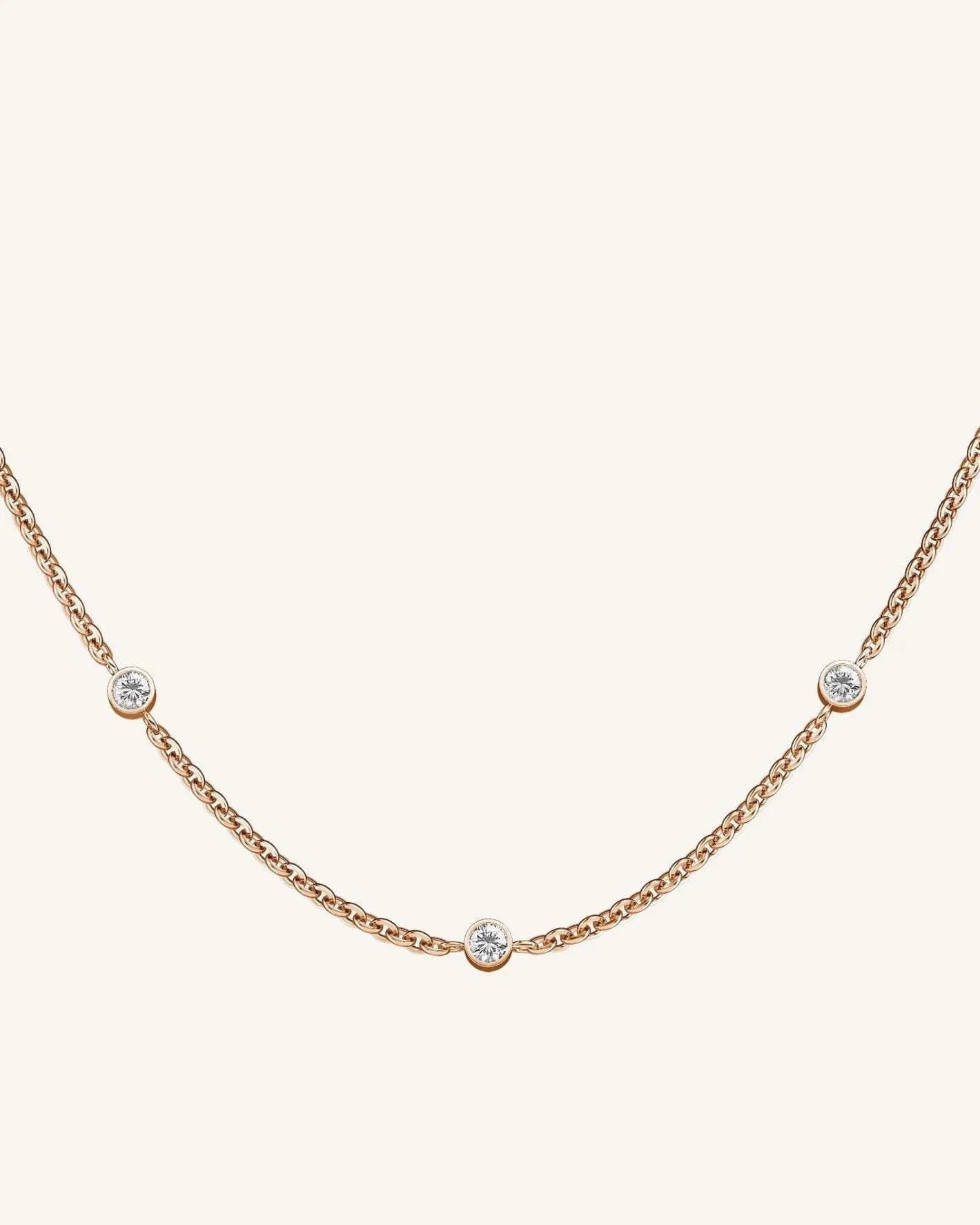 Rosefield 3 Birthstone Necklace New