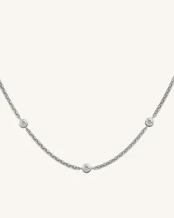 Rosefield 3 Birthstone Necklace New