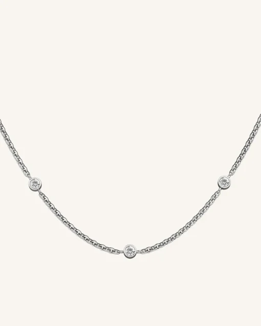 Rosefield 3 Birthstone Necklace New