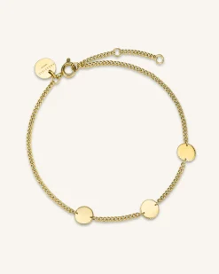 Rosefield 3 Coin Bracelet New