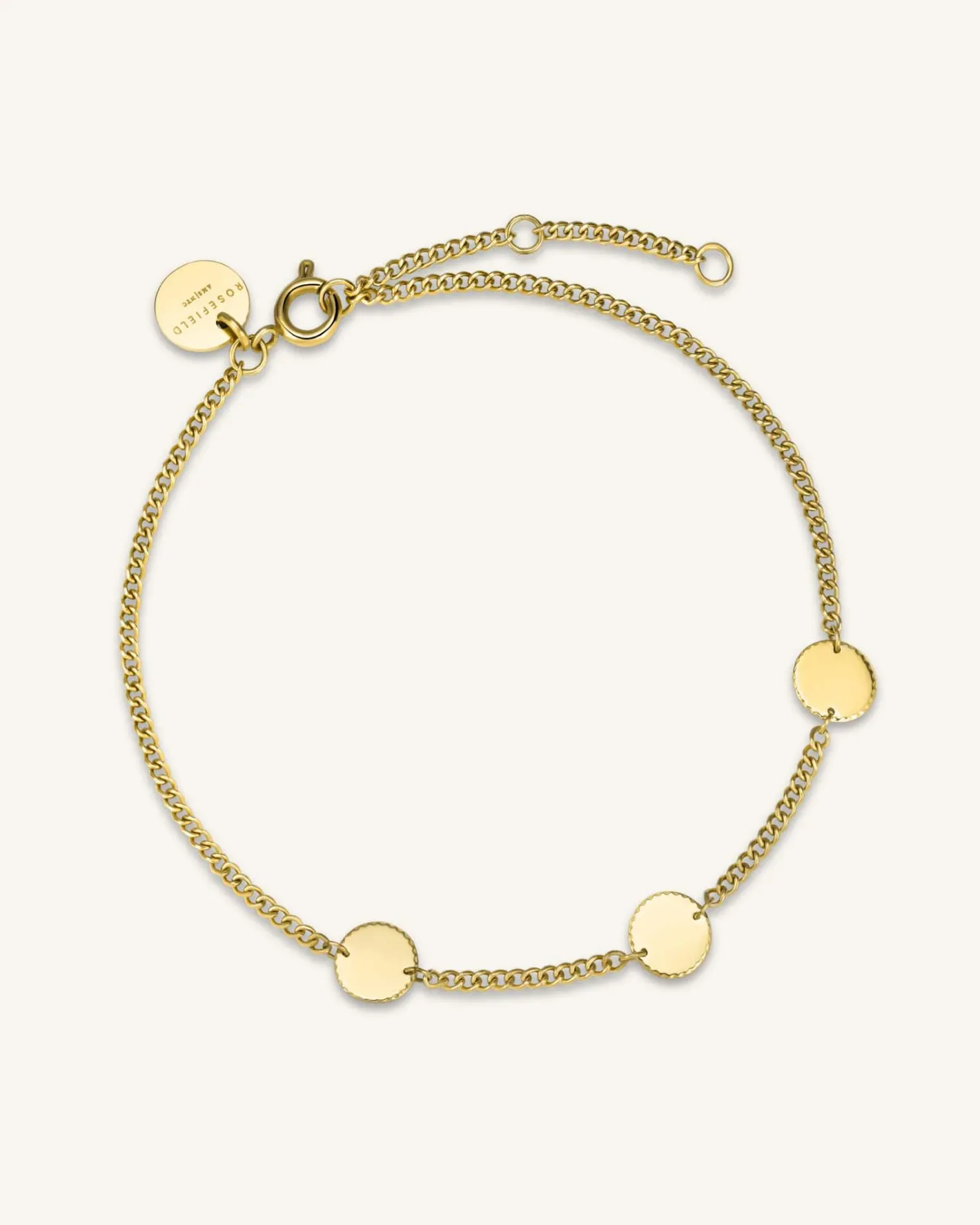 Rosefield 3 Coin Bracelet New