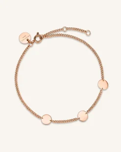 Rosefield 3 Coin Bracelet New