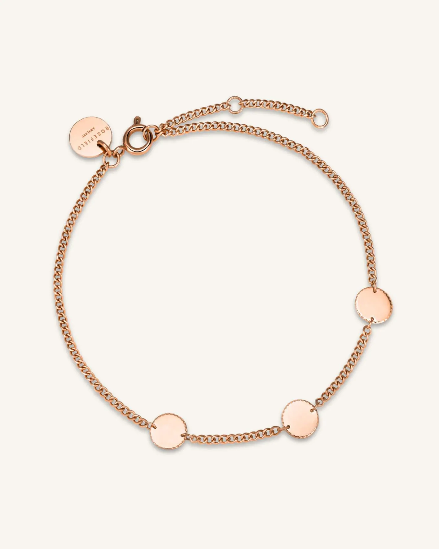 Rosefield 3 Coin Bracelet New