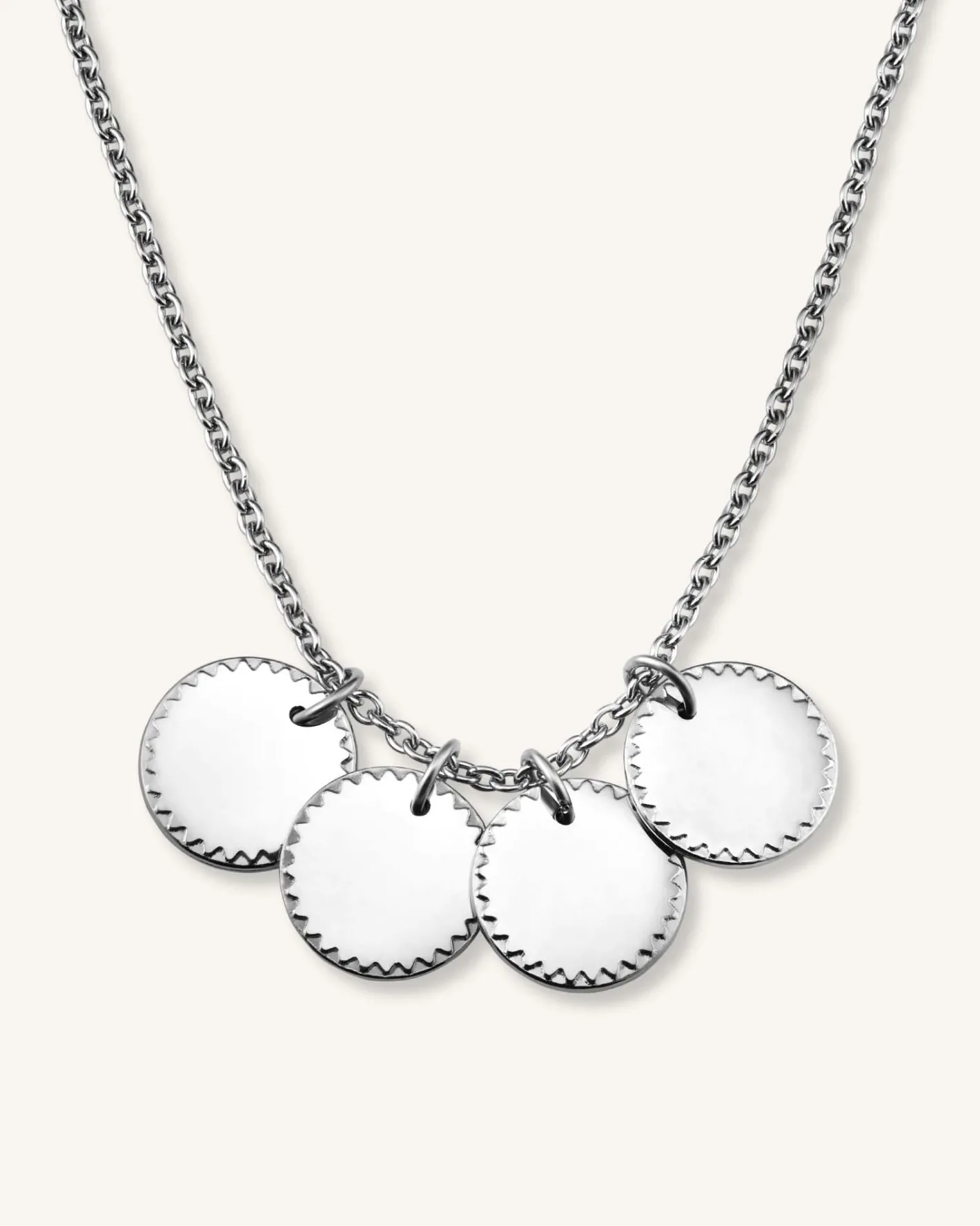 Rosefield 4 Coin Charm Necklace Online