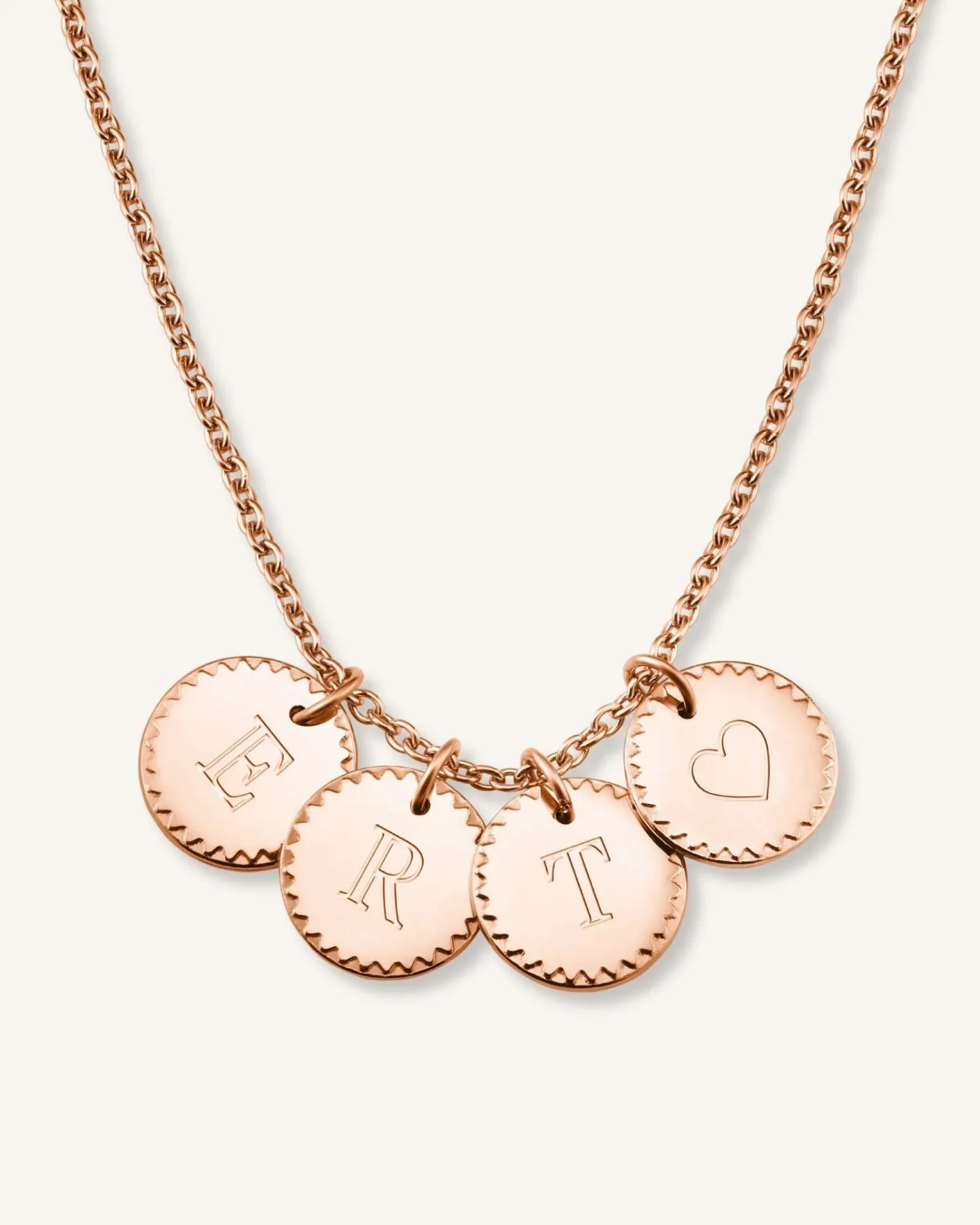 Rosefield 4 Coin Charm Necklace Online