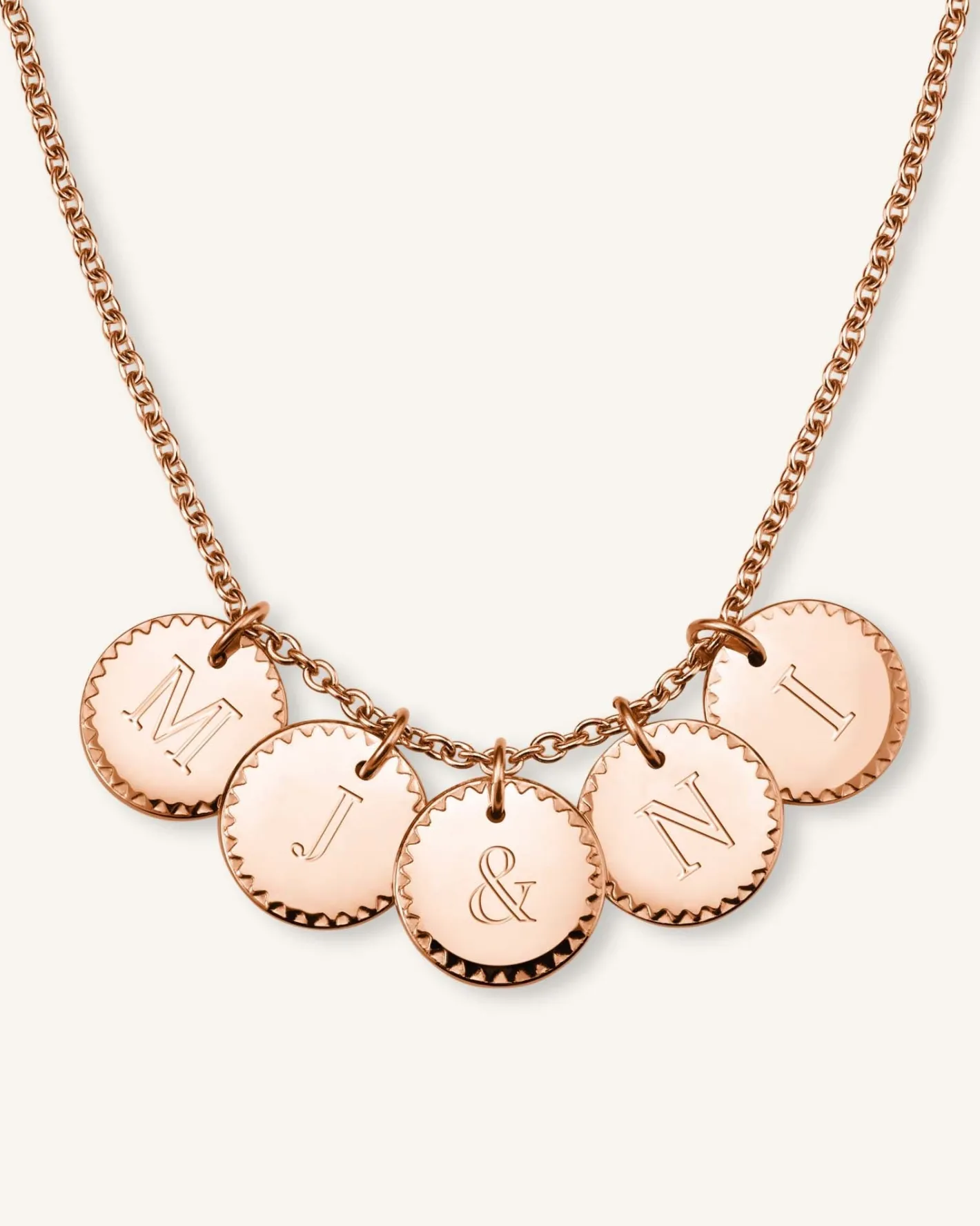 Rosefield 5 Coin Charm Necklace Hot