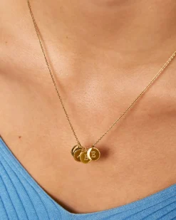 Rosefield 5 Coin Charm Necklace Hot
