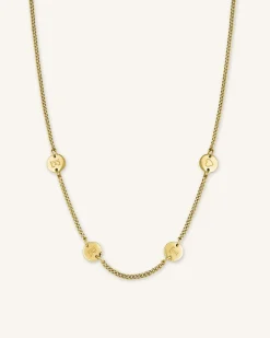 Rosefield 4 Coin Necklace Hot