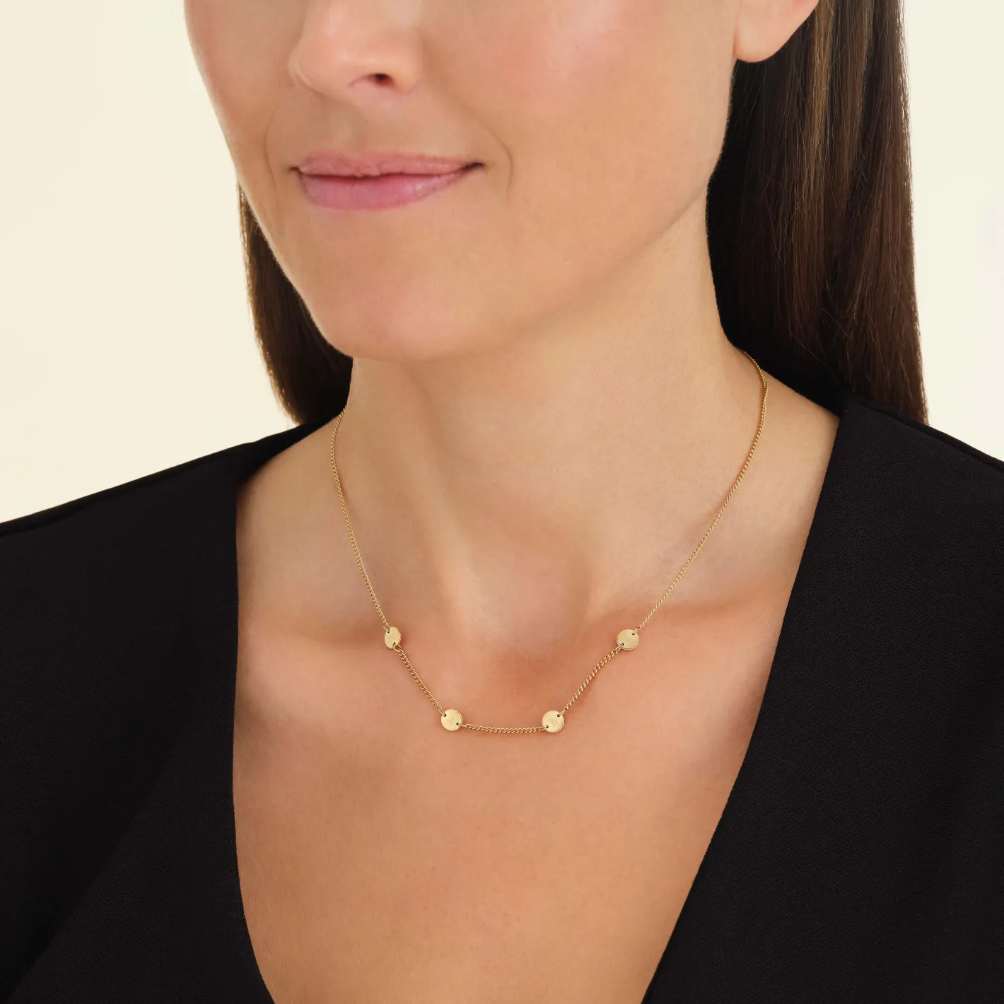 Rosefield 4 Coin Necklace Hot