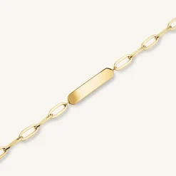 Rosefield Bar Hammered Bracelet New
