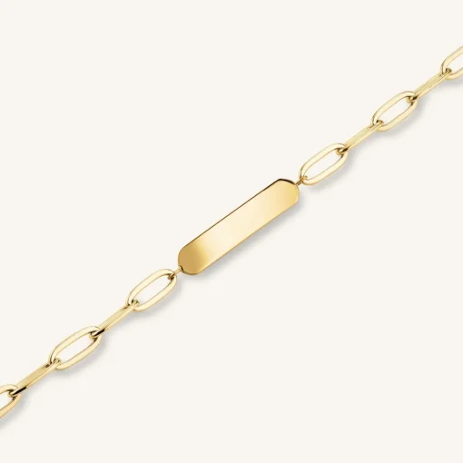 Rosefield Bar Hammered Bracelet New