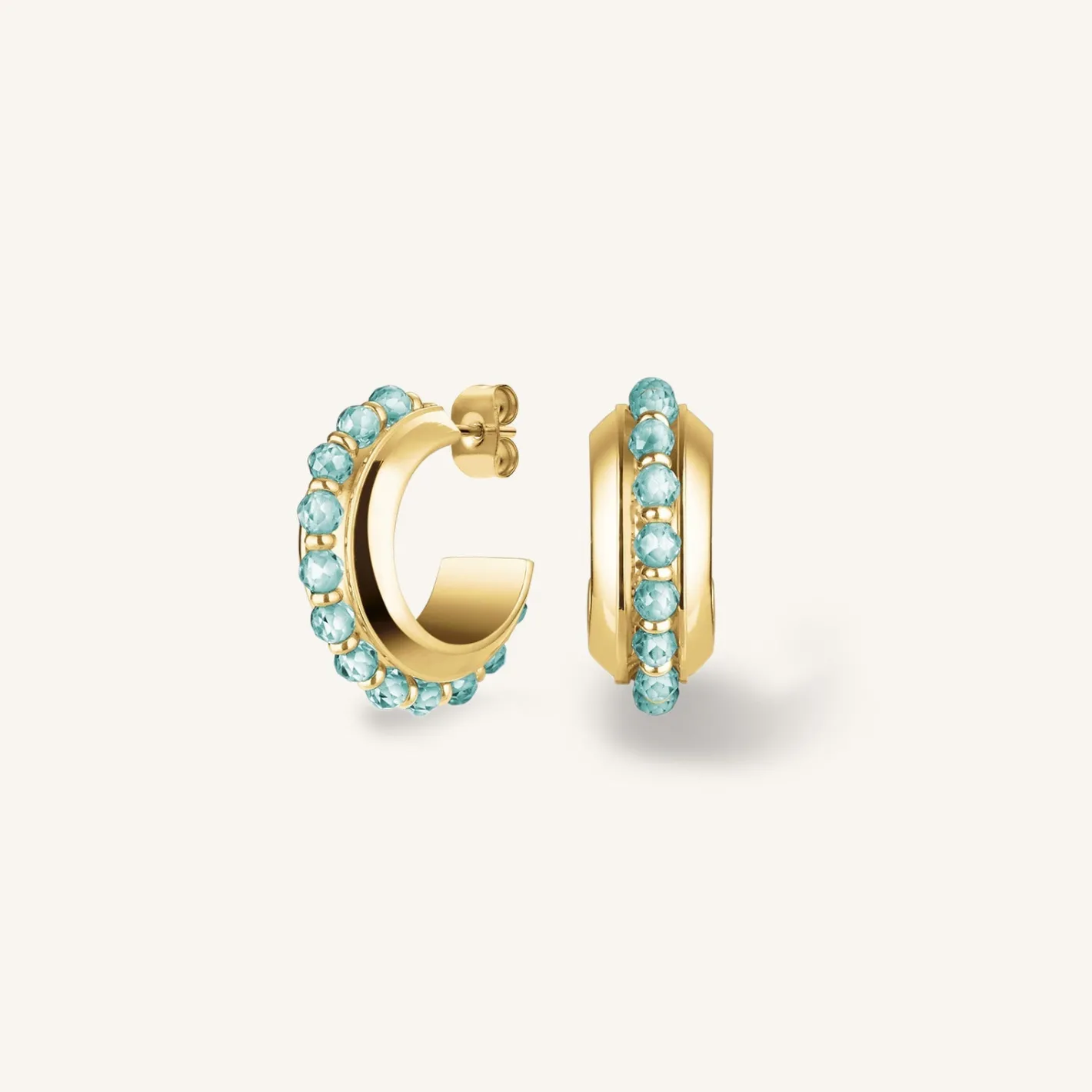 Rosefield Beads Hoop Blue Sale