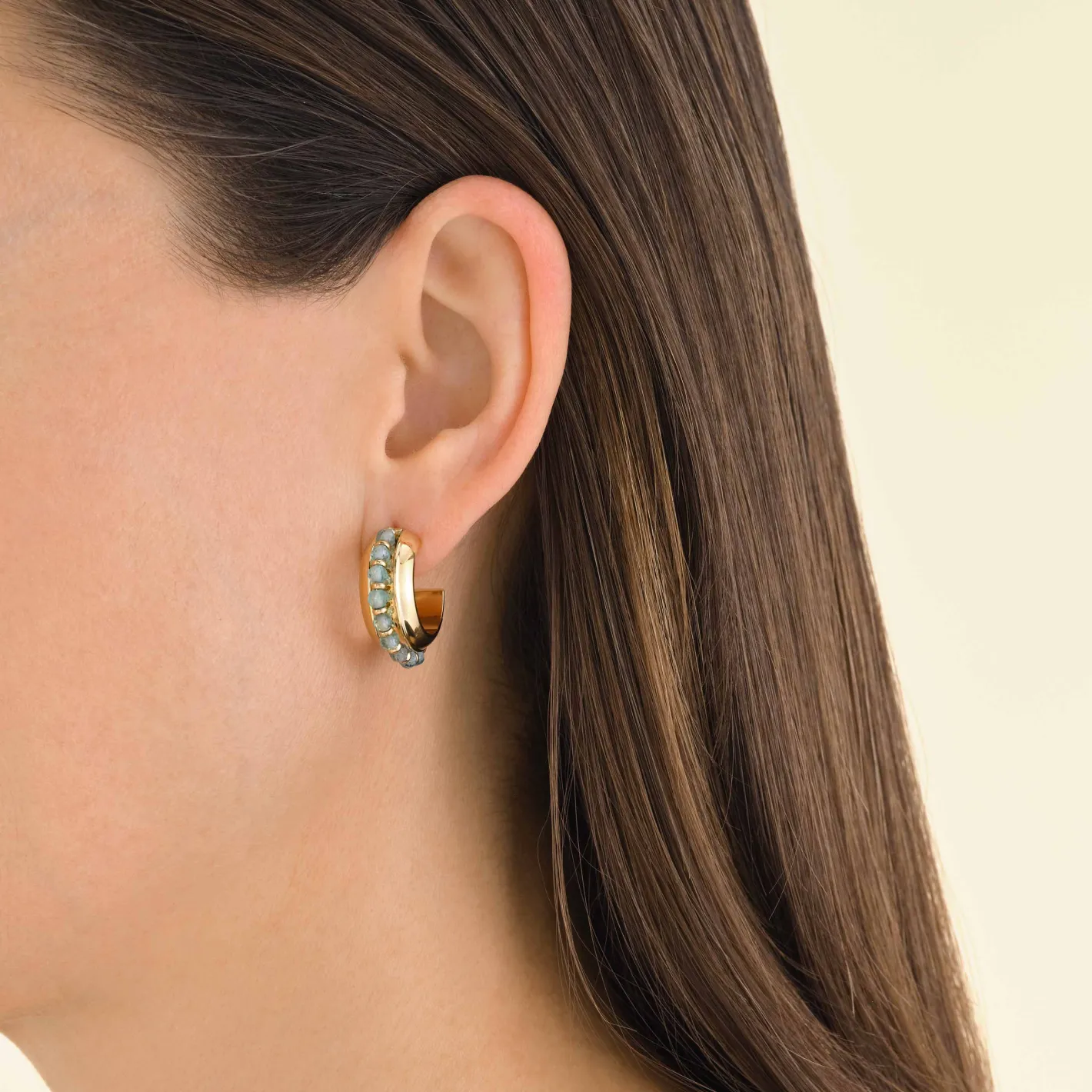 Rosefield Beads Hoop Blue Sale