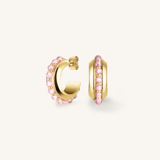 Rosefield Beads Hoop Pink Fashion