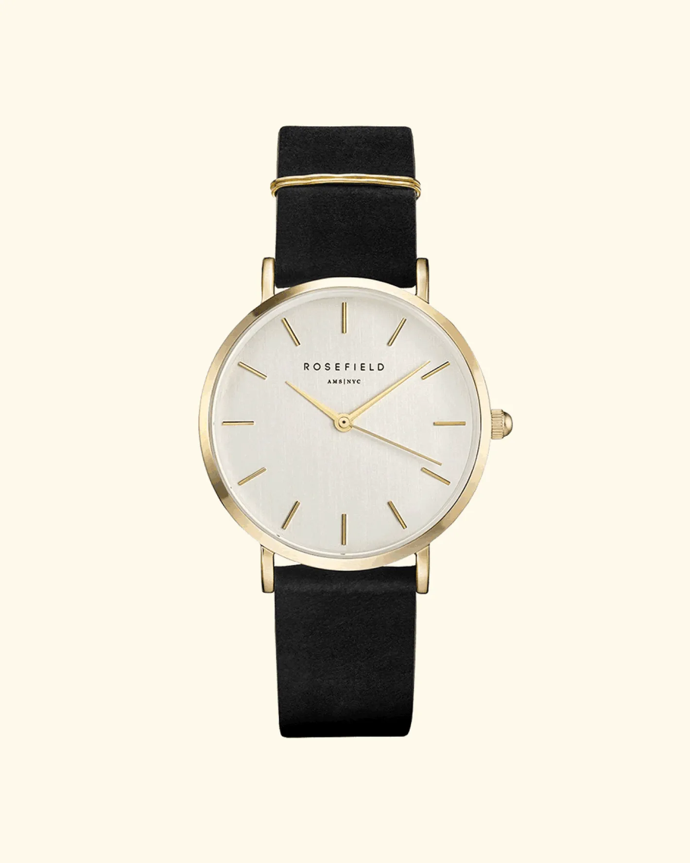 Rosefield Black Gold Strap Discount