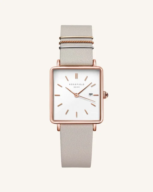 Rosefield Boxy Cool Grey Rose Gold Clearance
