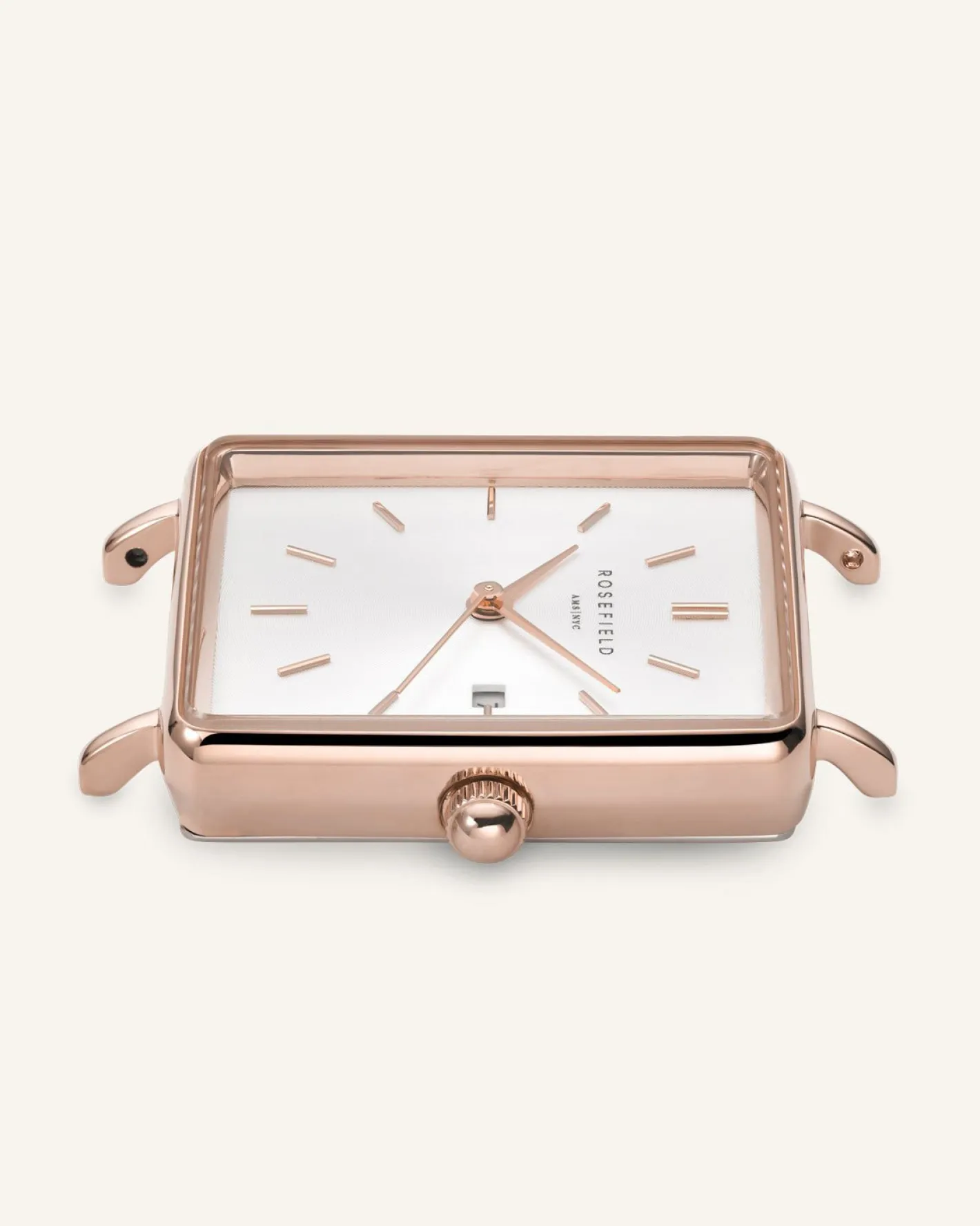 Rosefield Boxy Cool Grey Rose Gold Clearance