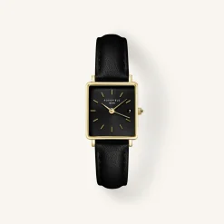 Rosefield Boxy XS Black Leather Hot
