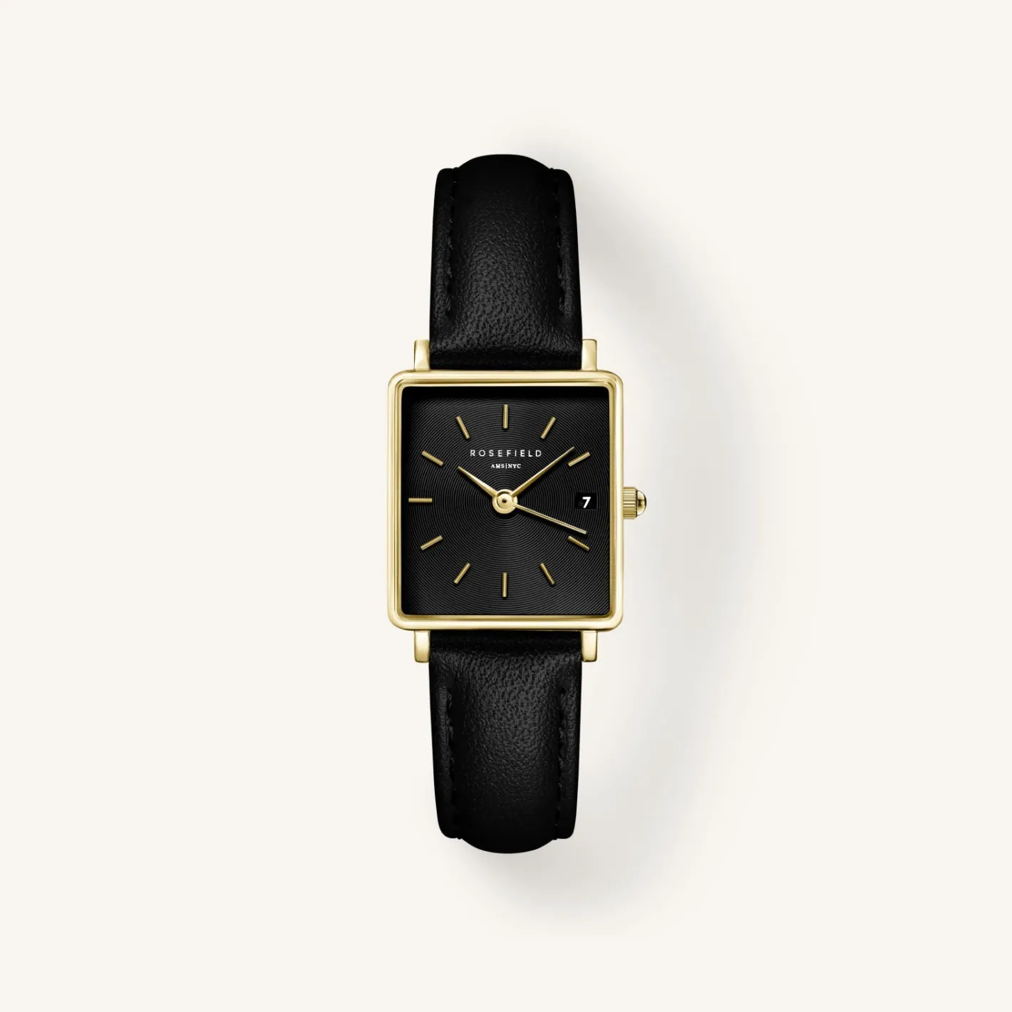 Rosefield Boxy XS Black Leather Hot