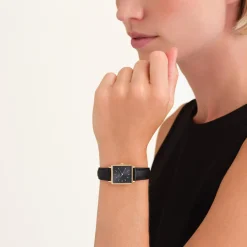 Rosefield Boxy XS Black Leather Hot