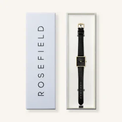 Rosefield Boxy XS Black Leather Hot