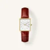 Rosefield Boxy XS Brown Leather New