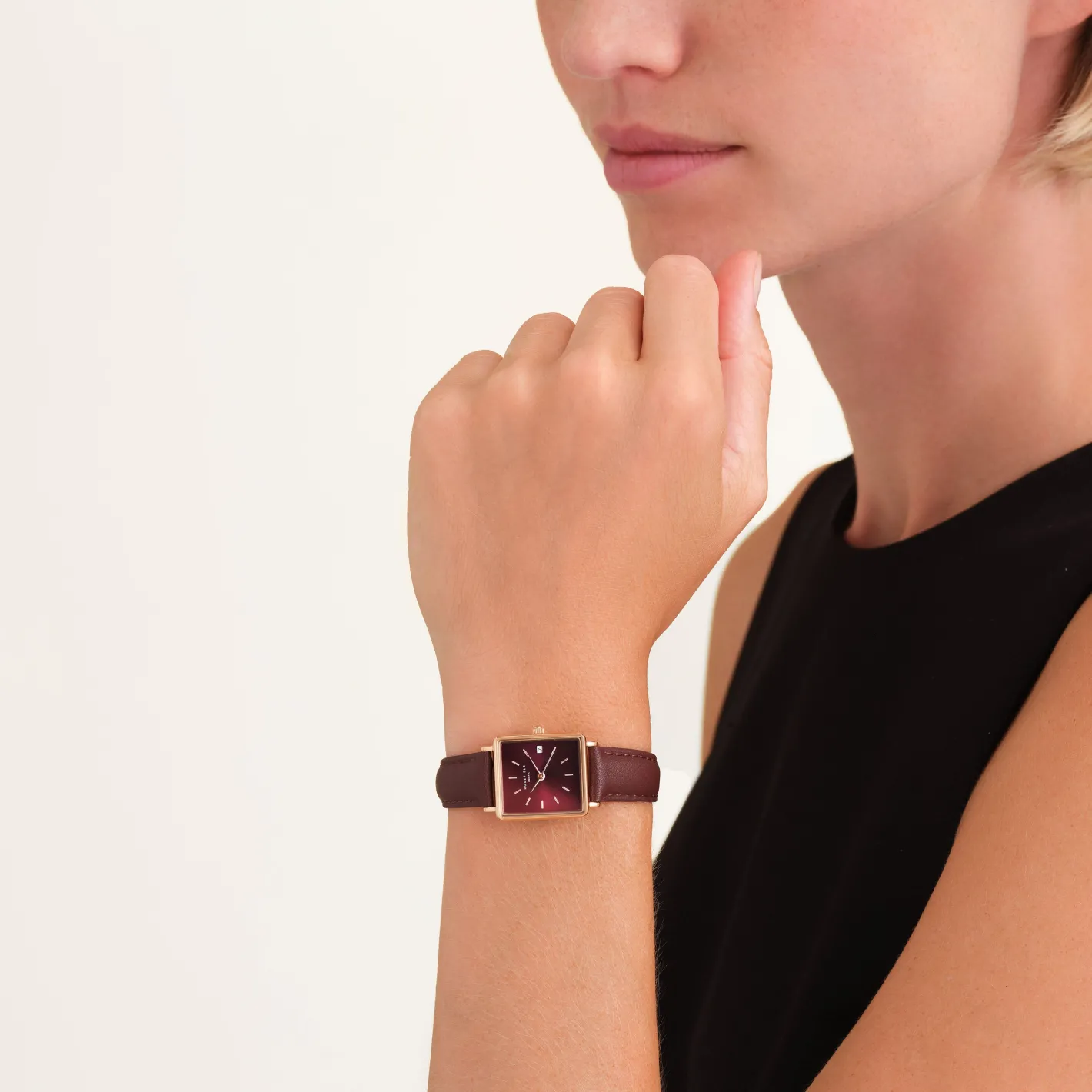 Rosefield Boxy XS Dark Brown Leather Discount