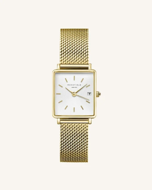 Rosefield Boxy XS Gold Mesh Online