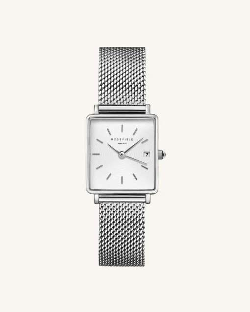 Rosefield Boxy XS Silver Mesh Outlet