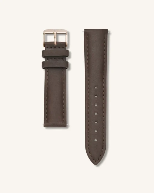 Rosefield Brown Rose gold Strap Hot