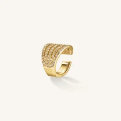 Rosefield Caged Crystal Earcuff New