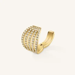 Rosefield Caged Crystal Earcuff New