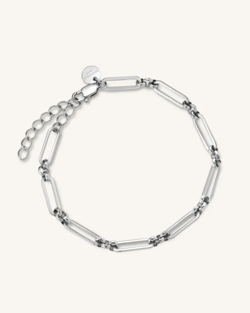 Rosefield Chunky Bracelet Silver Sale