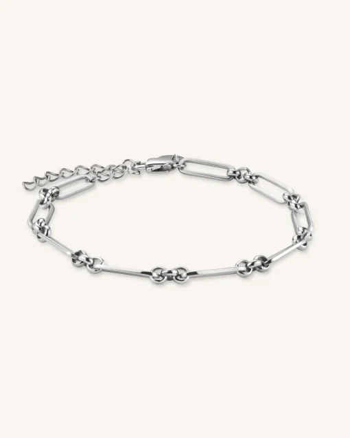 Rosefield Chunky Bracelet Silver Sale