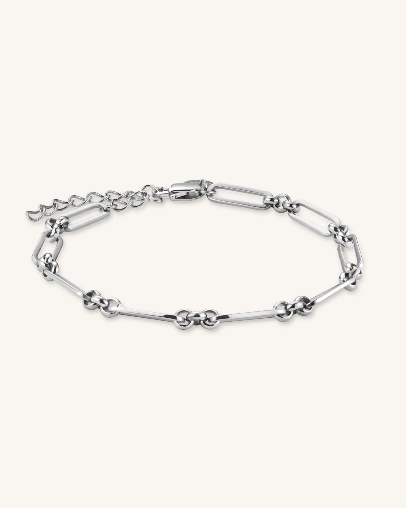 Rosefield Chunky Bracelet Silver Sale