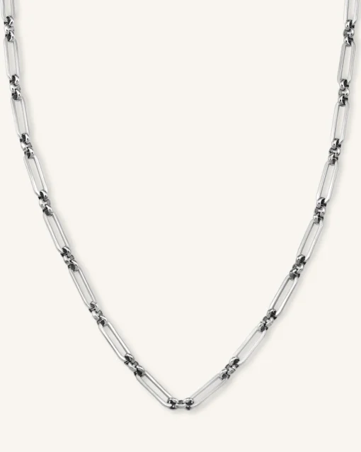 Rosefield Chunky Necklace Silver Sale
