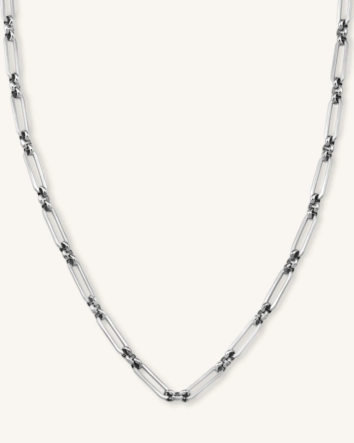 Rosefield Chunky Necklace Silver Sale