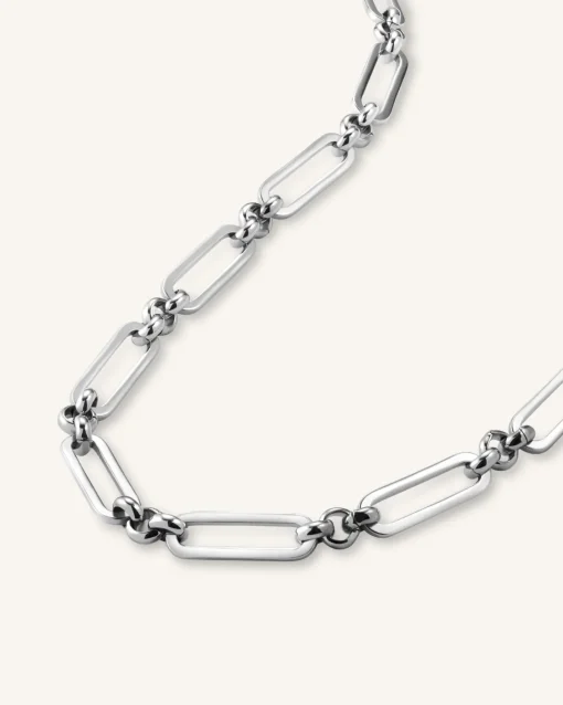 Rosefield Chunky Necklace Silver Sale