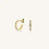 Rosefield Crystal Hoop Gold Fashion