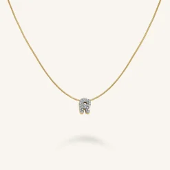 Rosefield Crystal Letter R Necklace New