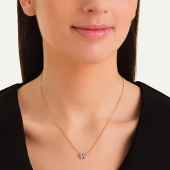 Rosefield Crystal Letter W Necklace Online