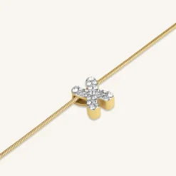 Rosefield Crystal Letter X Necklace New