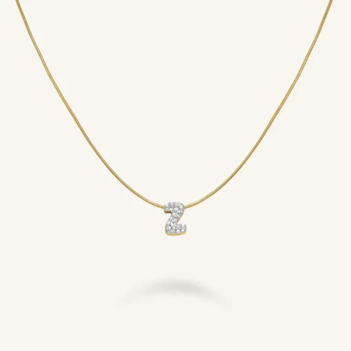 Rosefield Crystal Letter Z Necklace Hot