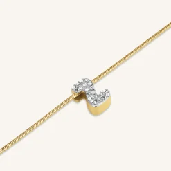 Rosefield Crystal Letter Z Necklace Hot