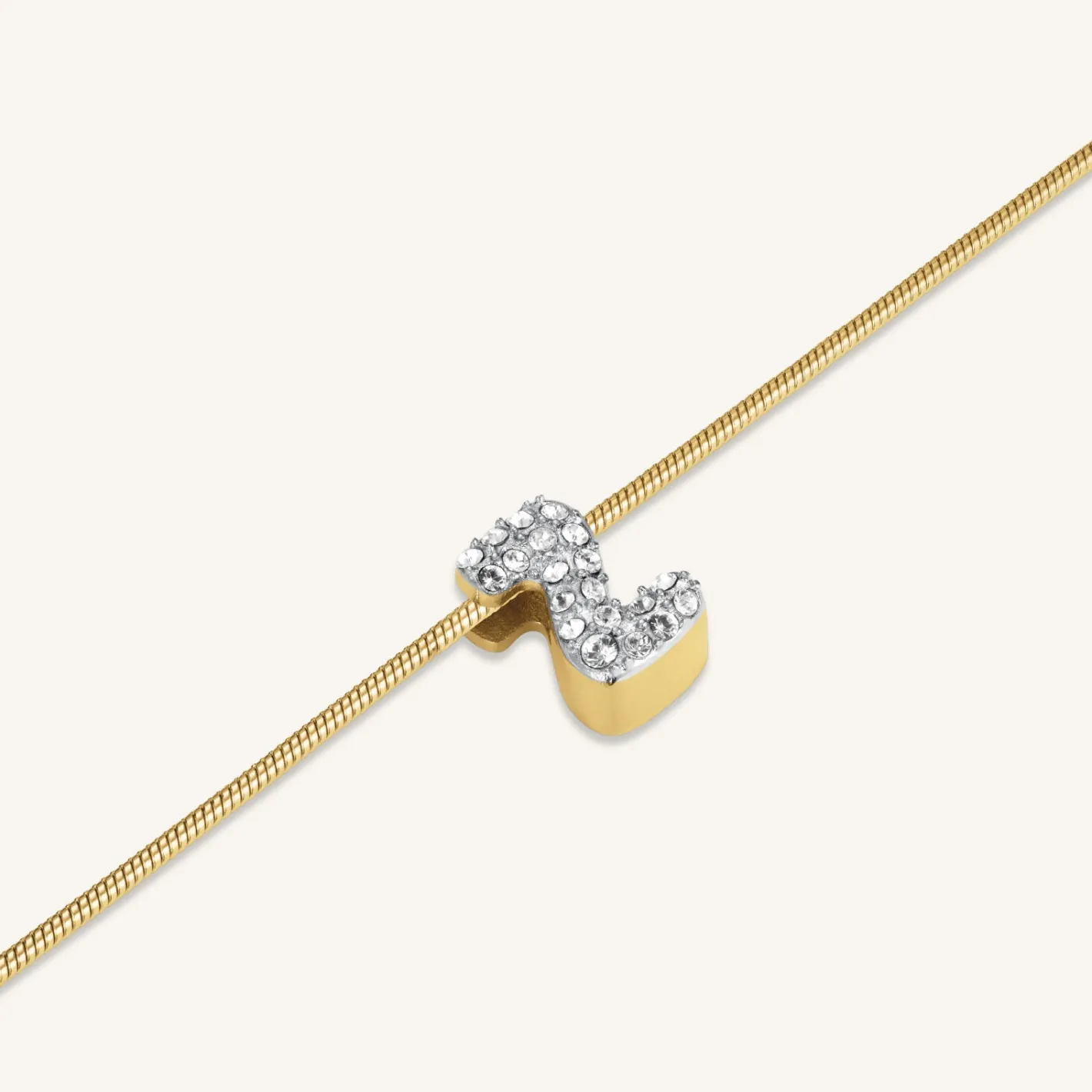 Rosefield Crystal Letter Z Necklace Hot