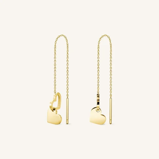 Rosefield Double Heart Earrings Clearance