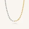 Rosefield Duotone Chain Necklace Online